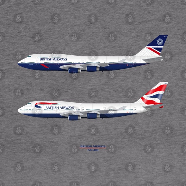 British Airways 747s by SteveHClark